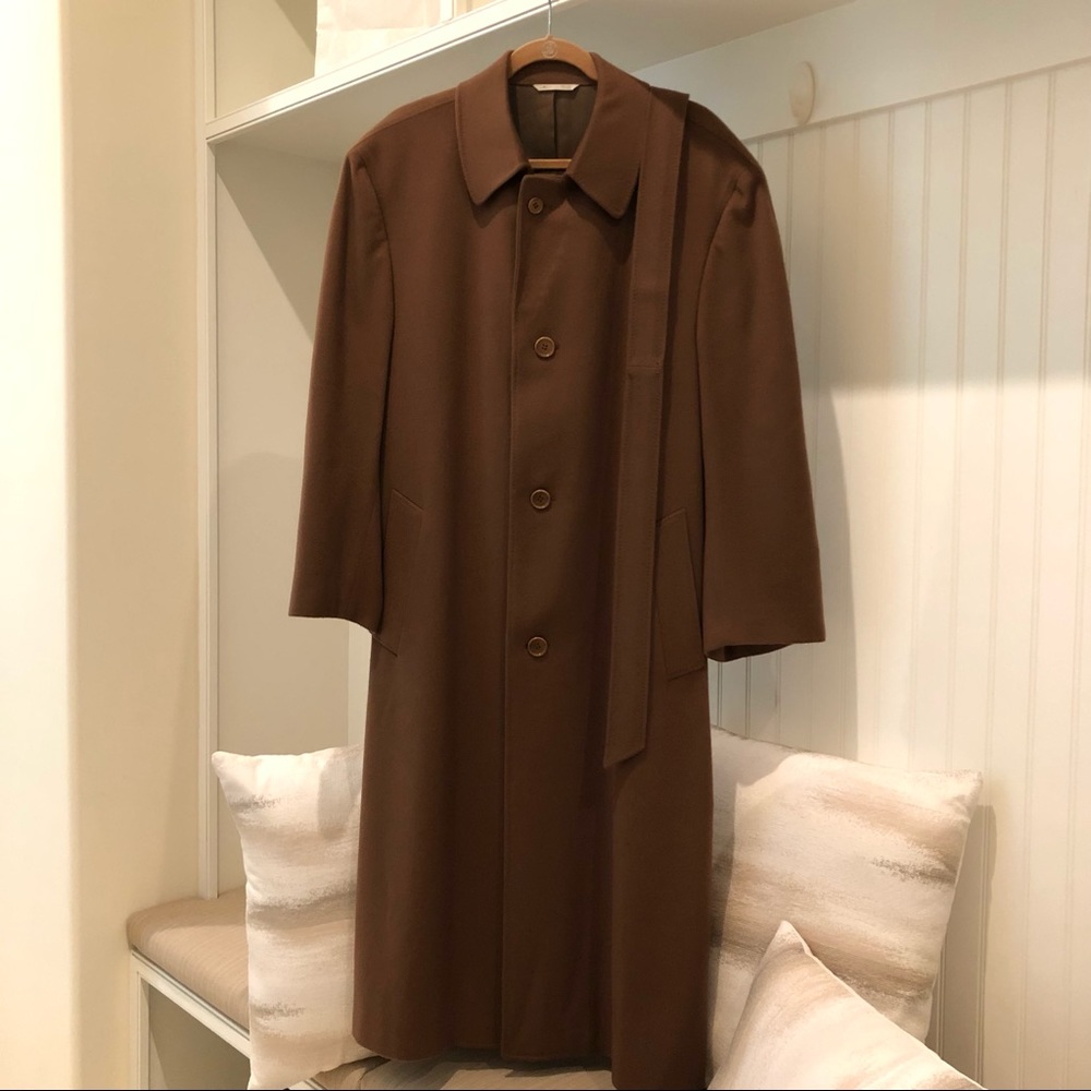 CANALI Men’s wool/cashmere topcoat. High quality. Made in Italy.  Size 40R